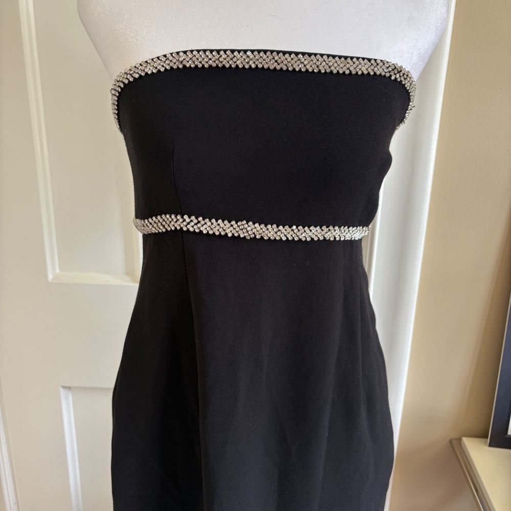 Lovers + Friends Black Strapless Prom Dress - Picture 3 of 3